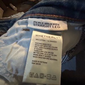 Weatherly jeans- distressed